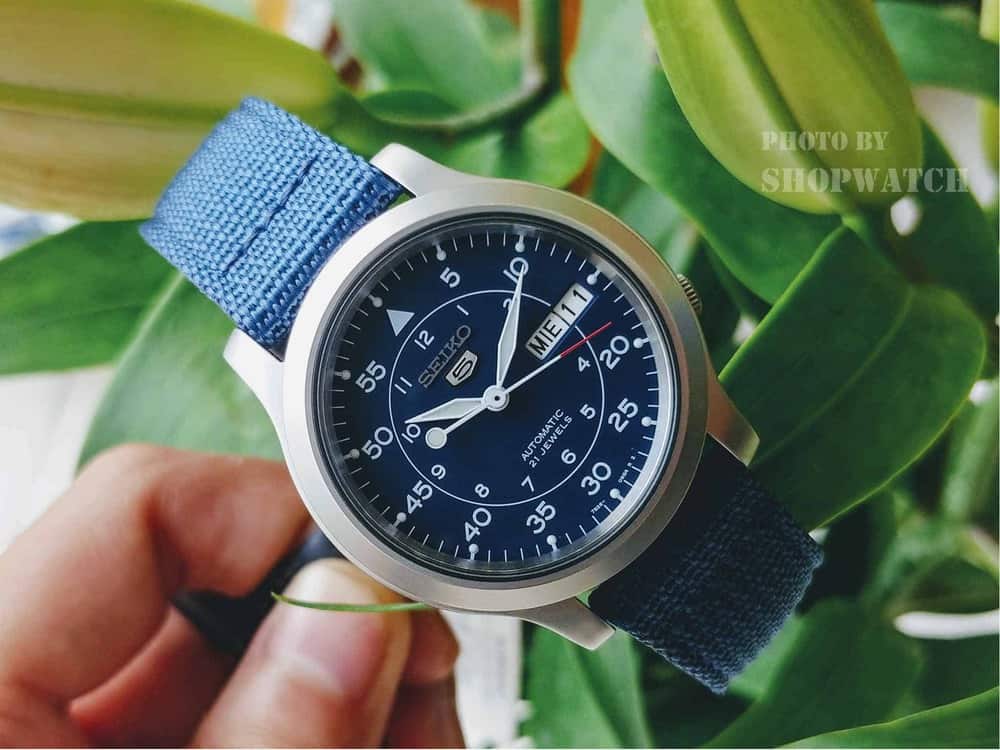 Đồng hồ Seiko SNK807K2 màu xanh da trời | ShopWatch
