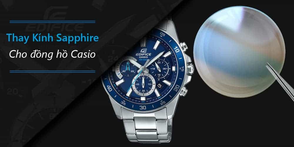 Đồng hồ Casio kính Sapphire